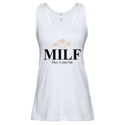 MILF Man I Love Fall October Lover Ladies Essential Flowy Tank