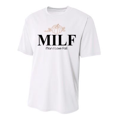 MILF Man I Love Fall October Lover Performance Sprint T-Shirt