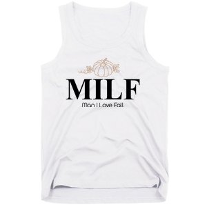 MILF Man I Love Fall October Lover Tank Top