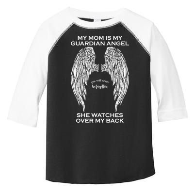 My Mom Is My Guardian Angel Great Gift Toddler Fine Jersey T-Shirt