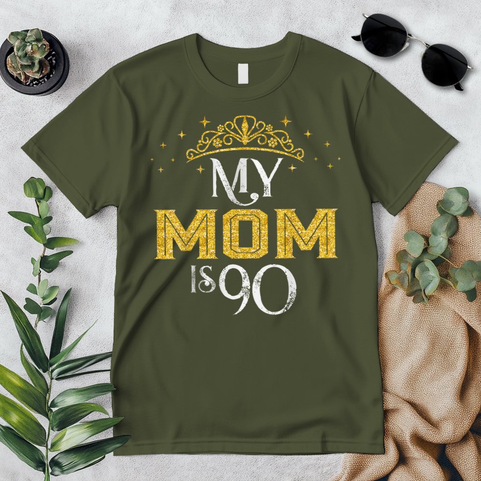 My Mom Is 90 Years Old 1935 90th Birthday For Mom Premium T-Shirt