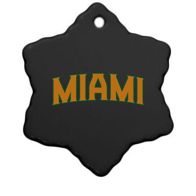 Miami Ceramic Star Ornament