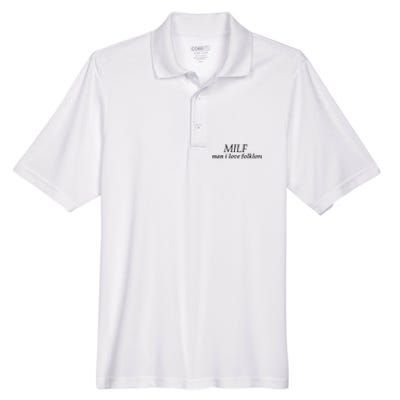 Milf Man I Love Folklore Men's Origin Performance Pique Polo