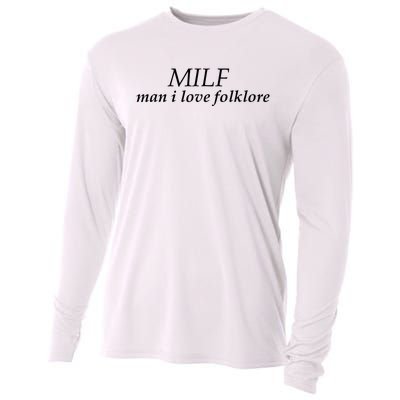 Milf Man I Love Folklore Cooling Performance Long Sleeve Crew