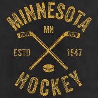 Minnesota Mn Ice Hockey Sticks Cool Comfort Performance Bucket Hat