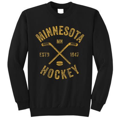 Minnesota Mn Ice Hockey Sticks Sweatshirt