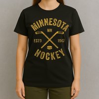 Minnesota Mn Ice Hockey Sticks T-Shirt