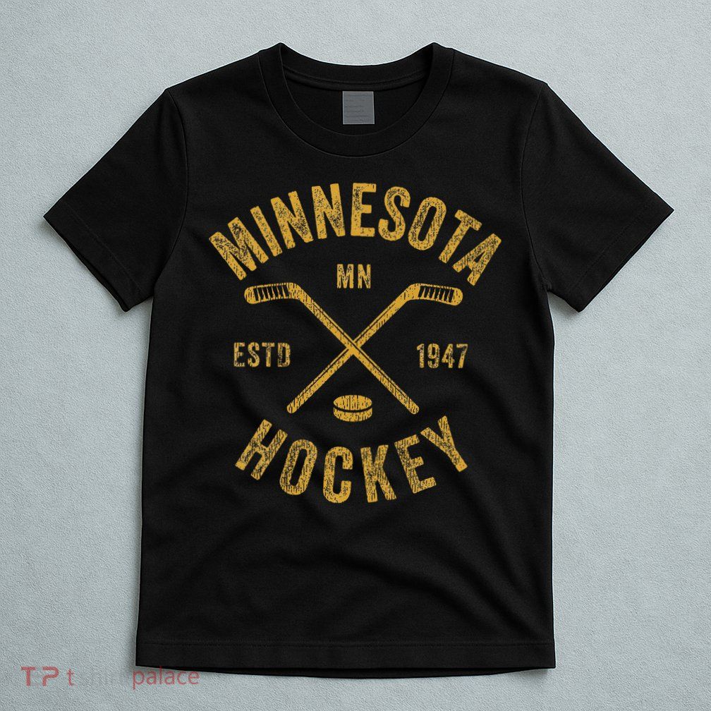Minnesota Mn Ice Hockey Sticks T-Shirt