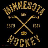 Minnesota Mn Ice Hockey Sticks T-Shirt