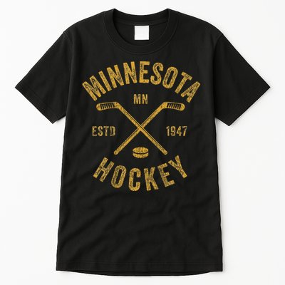 Minnesota Mn Ice Hockey Sticks Tall T-Shirt