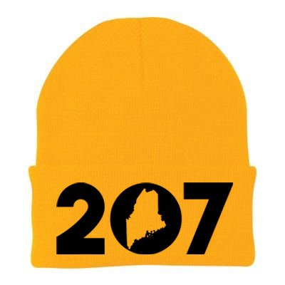 Maine Map Inside The 207 Area Code Maine Me Pride Knit Cap Winter Beanie