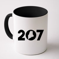 Maine Map Inside The 207 Area Code Maine Me Pride Mug