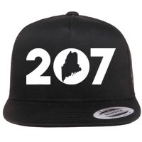 Maine Map Inside The 207 Area Code Maine Me Pride Flatbill Hat