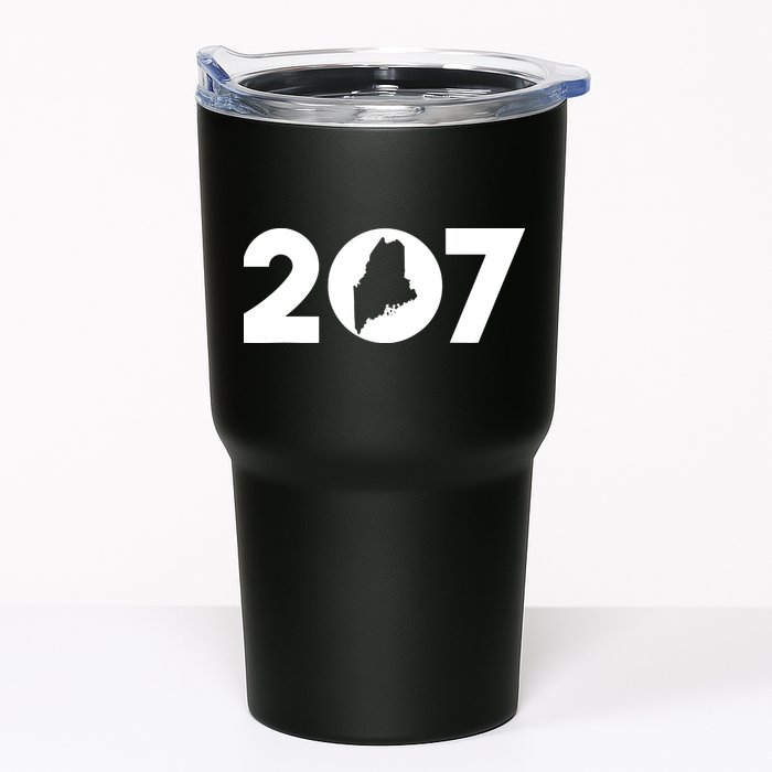 Maine Map Inside The 207 Area Code Maine Me Pride Tumbler