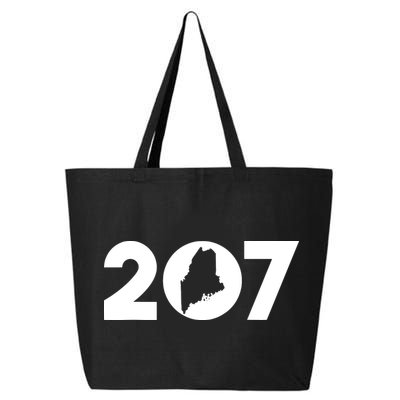 Maine Map Inside The 207 Area Code Maine Me Pride 25L Jumbo Tote