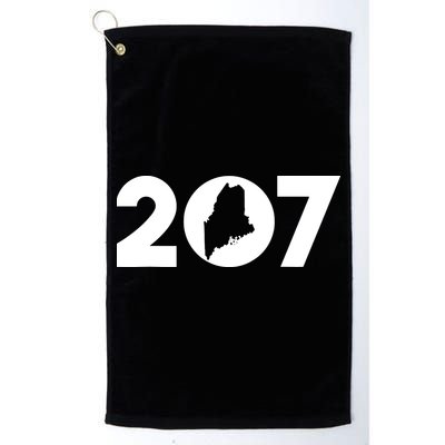 Maine Map Inside The 207 Area Code Maine Me Pride Golf Towel
