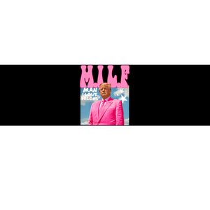 Milf Man I Love Felons Funny Trump Pink 2024 For President Bumper Sticker