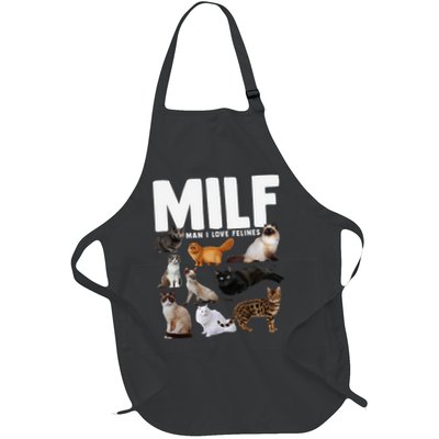 MILF Man I Love Felines Funny Cats Apron
