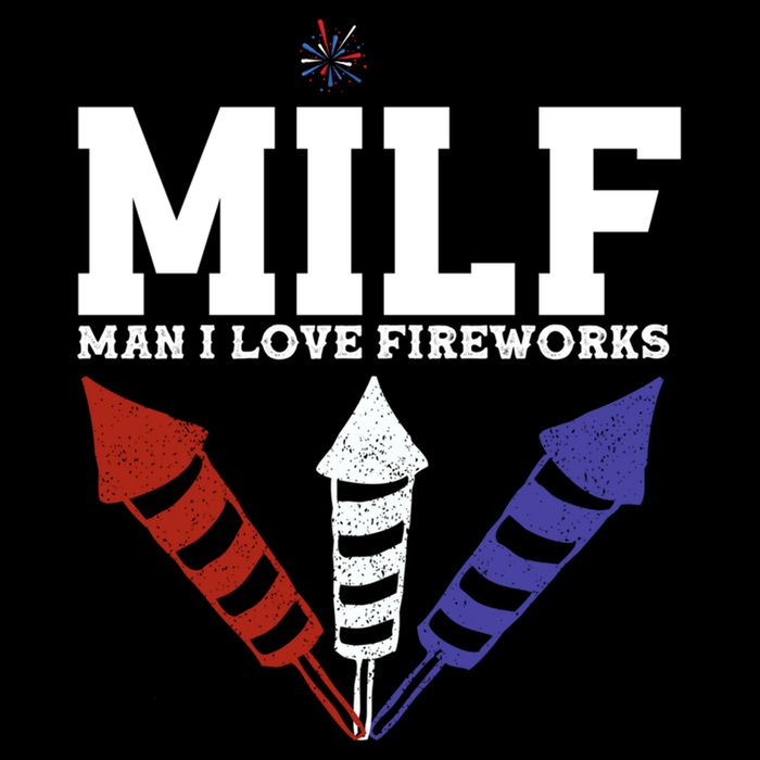 MILF Man I Love Fireworks Funny American 4th Of July Backpack
