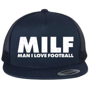 MILF Man I Love Football Flat Bill Trucker Hat