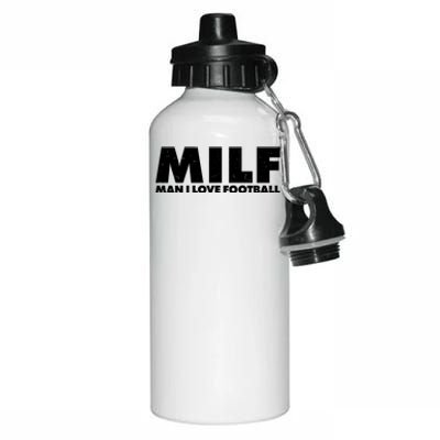 MILF Man I Love Football Aluminum Water Bottle 