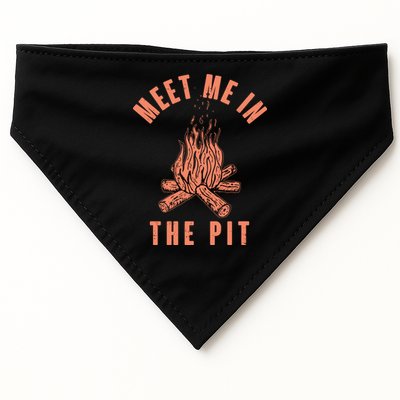 Meet Me In The Pit Campfire USA-Made Doggie Bandana