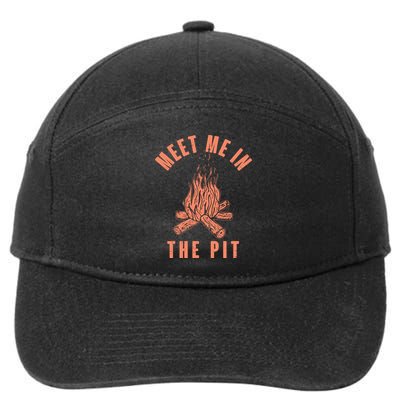 Meet Me In The Pit Campfire 7-Panel Snapback Hat
