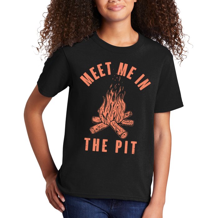 Meet Me In The Pit Campfire Kids T-Shirt