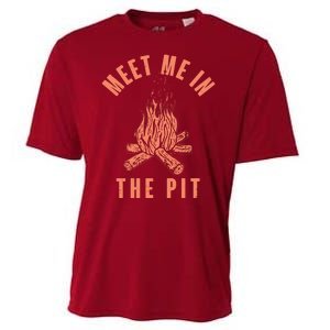 Meet Me In The Pit Campfire Cooling Performance Crew T-Shirt