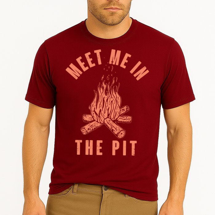 Meet Me In The Pit Campfire Cooling Performance Crew T-Shirt