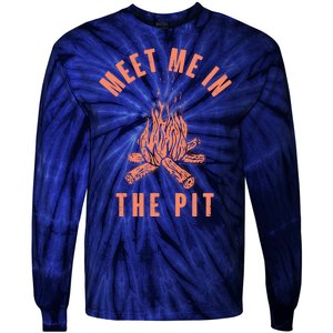 Meet Me In The Pit Campfire Tie-Dye Long Sleeve Shirt