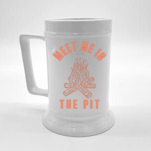 Meet Me In The Pit Campfire Beer Stein