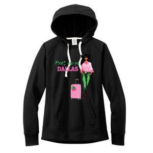 Meet Me In Dallas Women's Fleece Hoodie