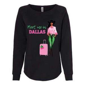 Meet Me In Dallas Womens California Wash Sweatshirt