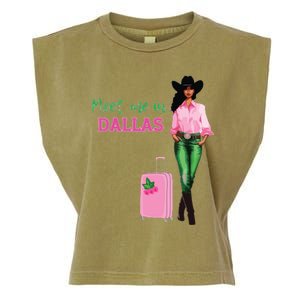 Meet Me In Dallas Garment-Dyed Women's Muscle Tee