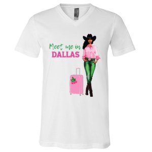 Meet Me In Dallas V-Neck T-Shirt