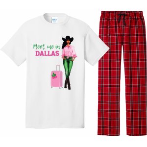 Meet Me In Dallas Pajama Set