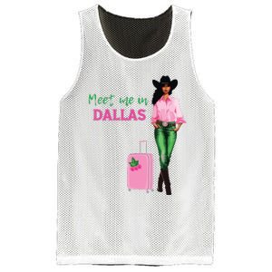 Meet Me In Dallas Mesh Reversible Basketball Jersey Tank