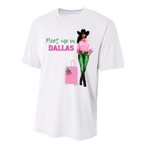 Meet Me In Dallas Performance Sprint T-Shirt