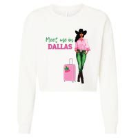 Meet Me In Dallas Cropped Pullover Crew