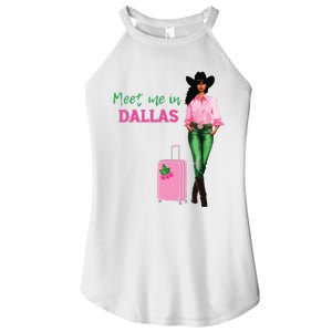 Meet Me In Dallas Women's Perfect Tri Rocker Tank