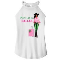 Meet Me In Dallas Women's Perfect Tri Rocker Tank