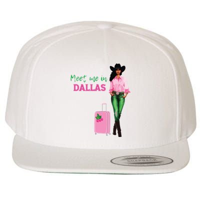 Meet Me In Dallas Wool Snapback Cap