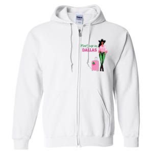 Meet Me In Dallas Full Zip Hoodie