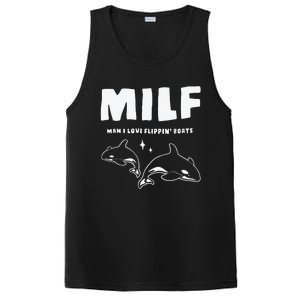 Milf Man I Love Flippin’ Boats PosiCharge Competitor Tank