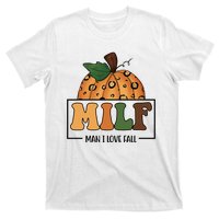 MILF Man I Love Fall Pumpkin Funny T-Shirt