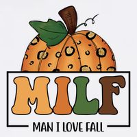 MILF Man I Love Fall Pumpkin Funny Premium T-Shirt