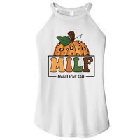 MILF Man I Love Fall Pumpkin Funny Women’s Perfect Tri Rocker Tank