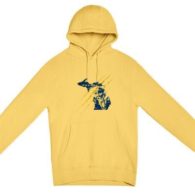 Michigan Premium Pullover Hoodie