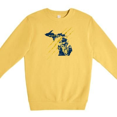 Michigan Premium Crewneck Sweatshirt